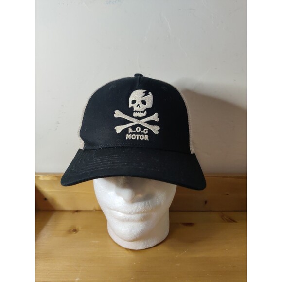Age of Glory AG Black Trucker Cap Mesh Snapback - Picture 1 of 6